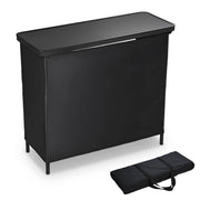 DIY Outdoor Folding Bar Pub Table with Storage