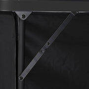 DIY Outdoor Folding Bar Pub Table with Storage