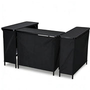 DIY Outdoor Folding Bar Pub Table with Storage