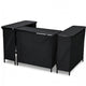 DIY Outdoor Folding Bar Pub Table with Storage