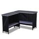 DIY Outdoor Folding Bar Pub Table with Storage