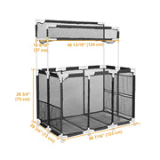 DIY Pool Float Storage Chest Replacement Mesh Netting 50x30x61