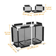 DIY Pool Float Storage Chest Replacement Mesh Netting 47x25x67