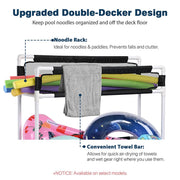 DIY Durable Pool Float Storage Mesh Toy Organizer - Solid PVC Frame