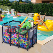 DIY Pool Float Storage Bin Mesh Toy Organizer Extra-Large