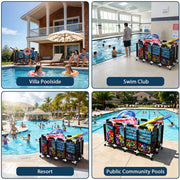 DIY Durable Pool Float Storage Mesh Toy Organizer - Solid PVC Frame