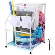 DIY Swimming Pool Towel Rack Storage Hot Tub SPA