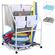 DIY Swimming Pool Towel Rack Storage Hot Tub SPA