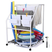 DIY Swimming Pool Towel Rack Storage Hot Tub SPA