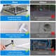 DIY Swimming Pool Towel Rack Storage Hot Tub SPA