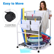 DIY Swimming Pool Towel Rack Storage Hot Tub SPA