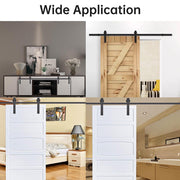 DIY Sliding Barn Wood Door Replacement Roller Pair Style/Color Options