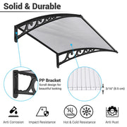 3ft Awning Patio Cover Rain Protection Window