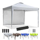 DIY 10x10ft Easy Pop Up Tent Canopy WeightBags Air Vent (9'7"x9'7")