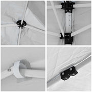 DIY 10x10ft Easy Pop Up Tent Canopy WeightBags Air Vent (9'7"x9'7")