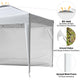 10x10ft Easy Pop Up Tent Canopy WeightBags Air Vent (9'7"x9'7")