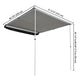 Retracted Car Rooftop Side Awning Shade 8' 2"x7' 7"