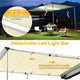 DIY Car Awning with LED Light Rear Side Tent 6' 7" x 4' 7"