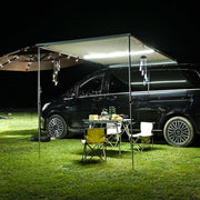 DIY Car Awning with LED Light Car Side Tent 8' 1" x 6' 7"