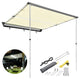 DIY Car Awning with LED Light Car Side Tent 8' 1" x 7' 1"