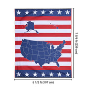 DIY Car Side Awning Waterproof Fabric 6.5'x7.7' UV30+