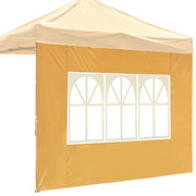 DIY 10x10 Canopy Sidewall with Window 1-pack(9.6x6.7ft)