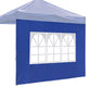 DIY 10x10 Canopy Sidewall with Window 1-pack(9.6x6.7ft)