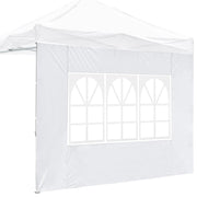 DIY 10x10 Canopy Sidewall with Window 1-pack(9.6x6.7ft)