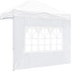 DIY 10x10 Canopy Sidewall with Window 1-pack(9.6x6.7ft)