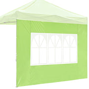 DIY 10x10 Canopy Sidewall with Window 1-pack(9.6x6.7ft)