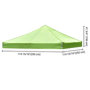 DIY 9.6x9.6ft Easy Pop Up Canopy Tent Top Replacement