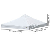 DIY 9.6x9.6ft Easy Pop Up Canopy Tent Top Replacement