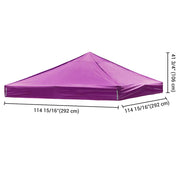 DIY 9.6x9.6ft Easy Pop Up Canopy Tent Top Replacement