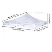 DIY 9.6x9.6ft Easy Pop Up Canopy Tent Top Replacement