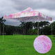 DIY 10x10 Canopy Replacement Cover Tie-dyed Pink (9'7"x9'7")