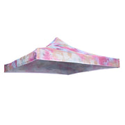 DIY 10x10 Canopy Replacement Cover Tie-dyed Pink