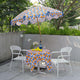 DIY 6ft Wooden Patio Umbrella Tilt Beach Summer Parasol
