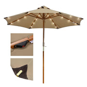 DIY 9 Foot Wooden Patio Umbrella Color Options