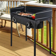 DIY Propane Outdoor Stove 2-Burner with Regulator 150,000BTU