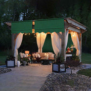 DIY 15'7" x 4'1" Pergola Roof Cover Canopy Replacement 2ct/Pack