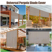 DIY 10' x 8' Pergola Roof Cover Canopy Replacement with Rods