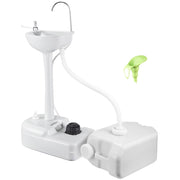 DIY Portable Sink Hand Wash Station with Water Tank Foot Pump