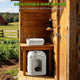 DIY Rolling Portable Sink Hand Wash Station Foot Pump 12Gal