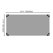 DIY 14mil Thicken Reinforced Heavy-Duty Tarp Shelter Cover Tarpaulin Opt