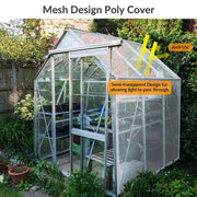 DIY Heavy-Duty Tarp Waterproof Tarpaulin Clear Cover