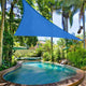 DIY 20' Triangle Sun Shade Wind Sail Shade Canopy