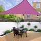 DIY Triangle Outdoor Sun Shade And Canopy 11' Color Options