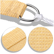 DIY 13' x 19' Rectangle Sun Shade Wind Sail Shade Canopy