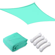 DIY 13' x 19' Rectangle Sun Shade Wind Sail Shade Canopy