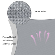 DIY 12' x 16' Rectangle Outdoor And Patio Shade